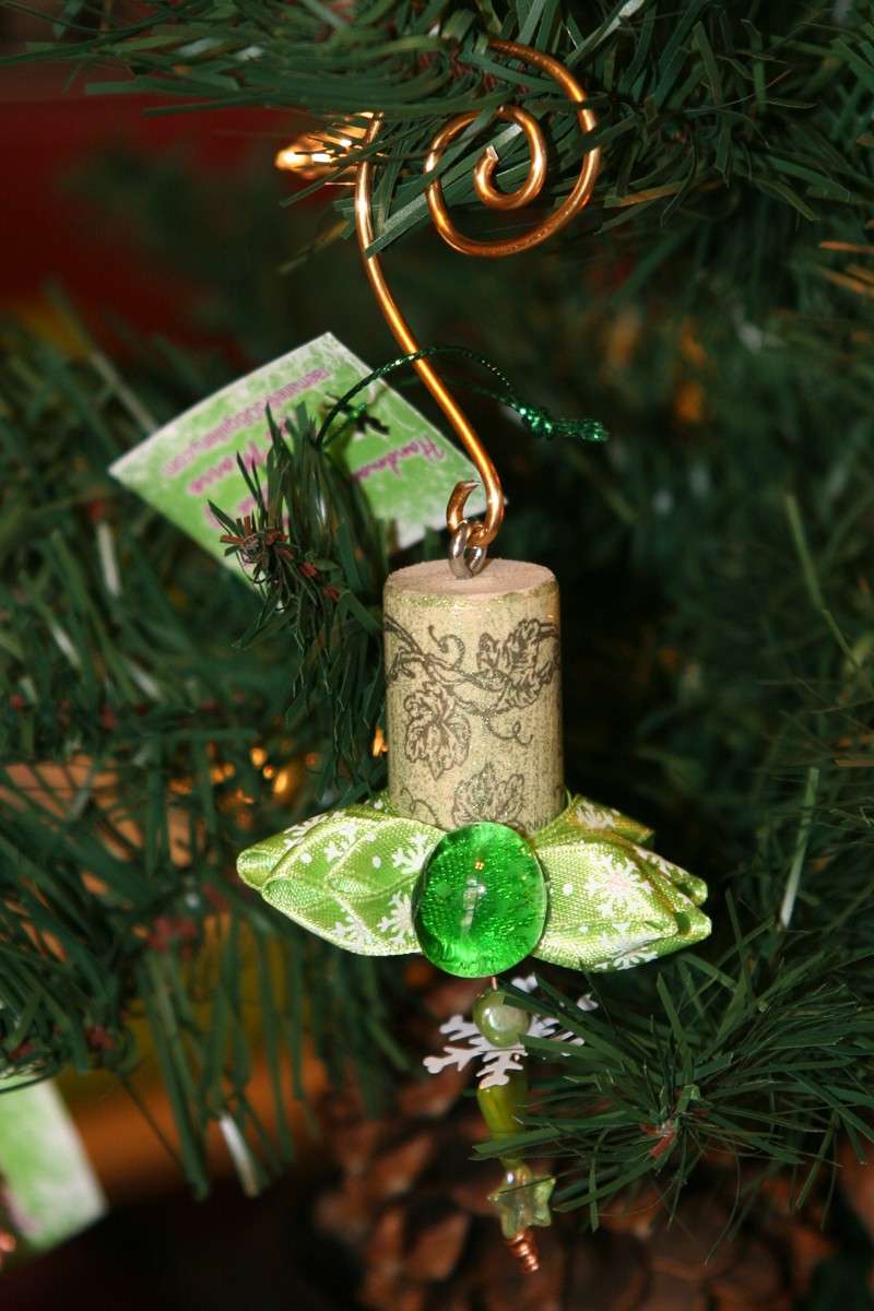 Tappo con pietra per abbellire l'albero