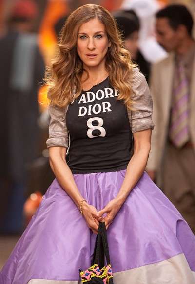 Top Dior e gonna a tutù viola