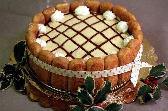 Torta di Natale con savoiardi