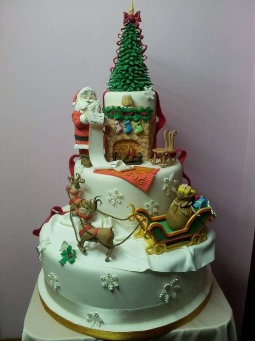 Torta gigante di Natale