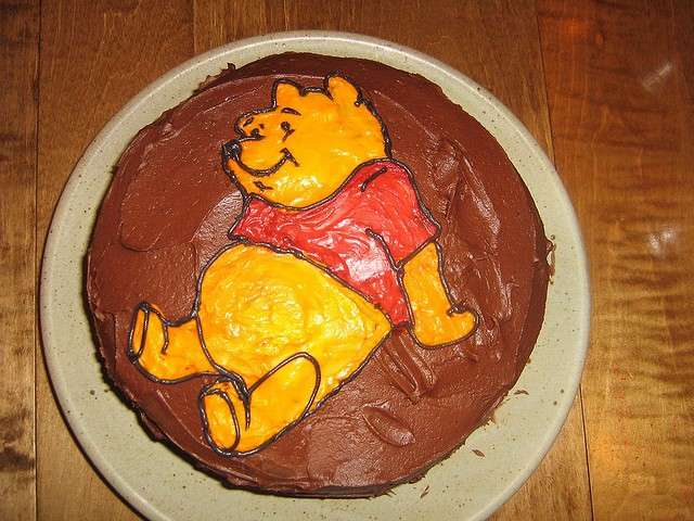 Torta Winnie the Pooh al super cioccolato