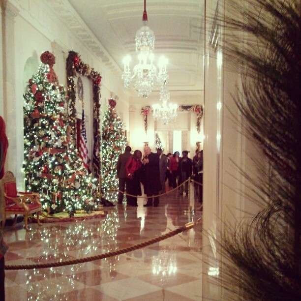 Addobbi natalizi da Casa Bianca