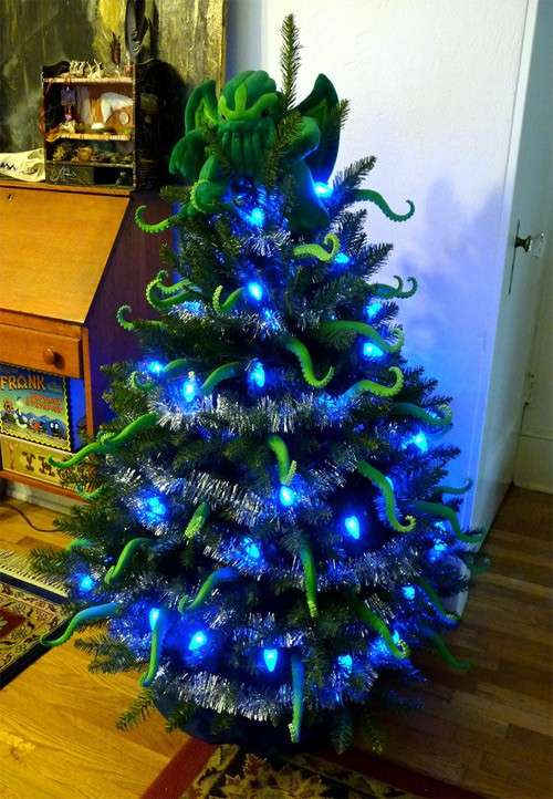 Albero di Natale con i tentacoli