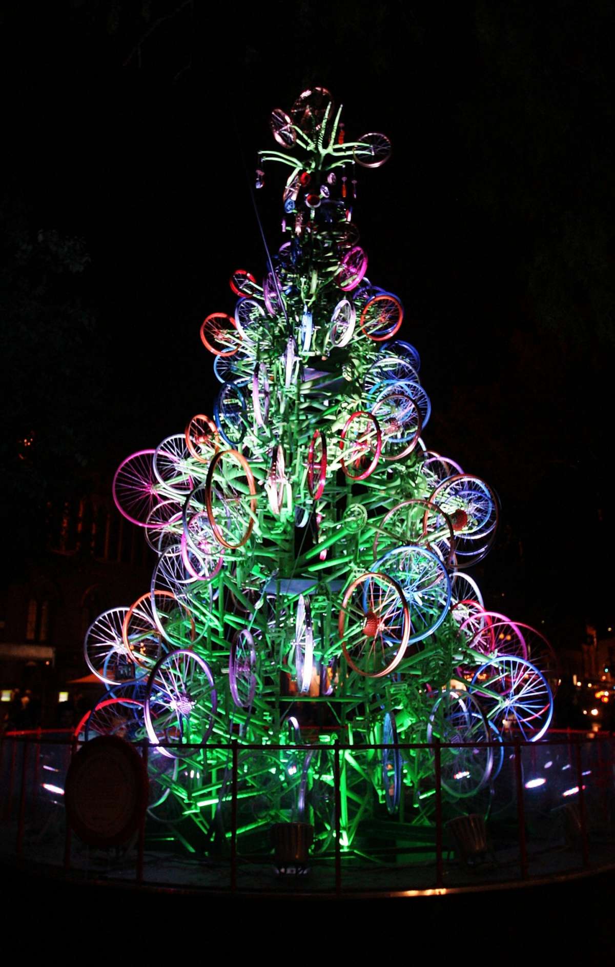 Albero di Natale di biciclette