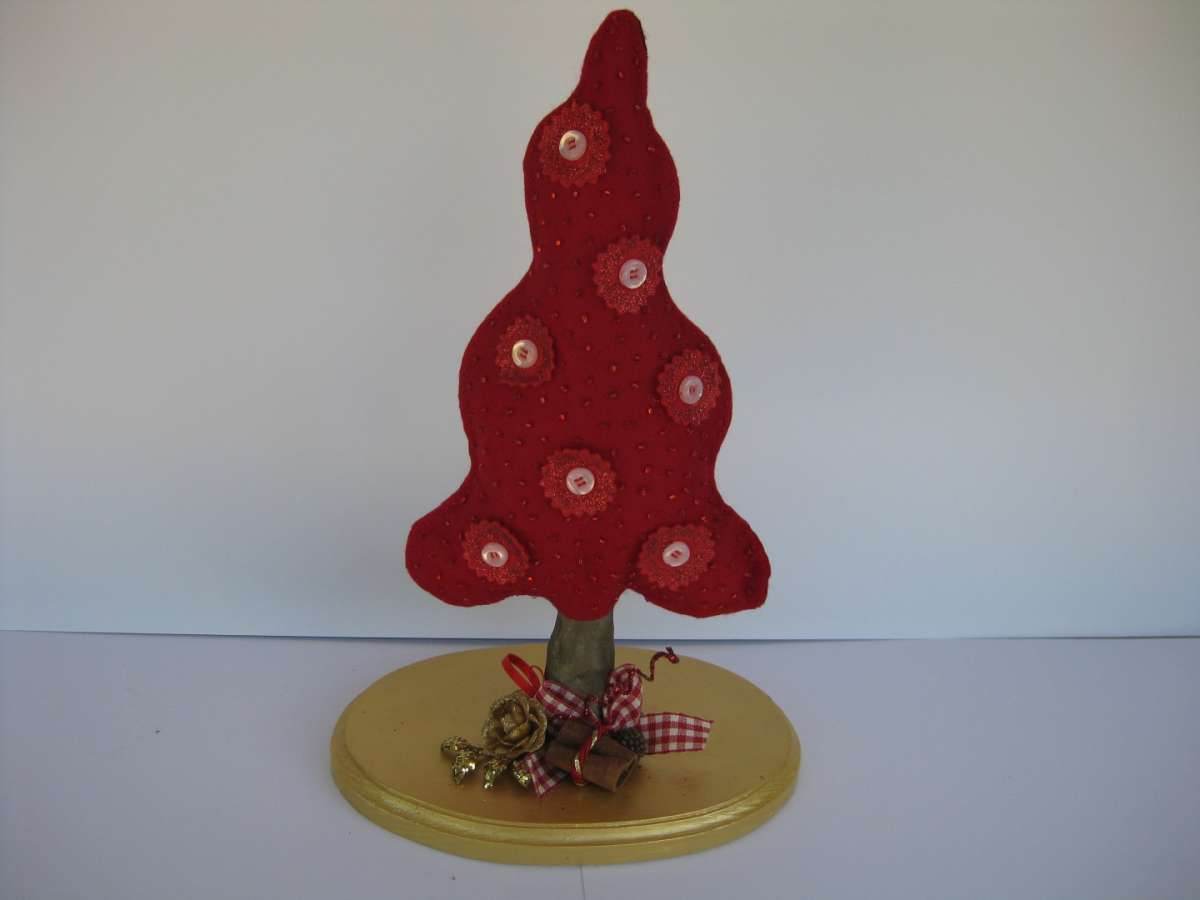 Albero di Natale rosso