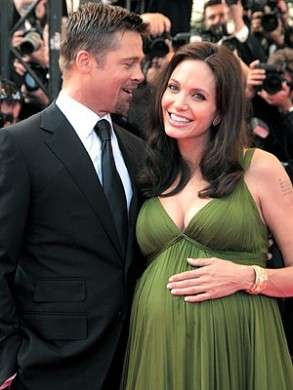 Angelina Jolie in verde