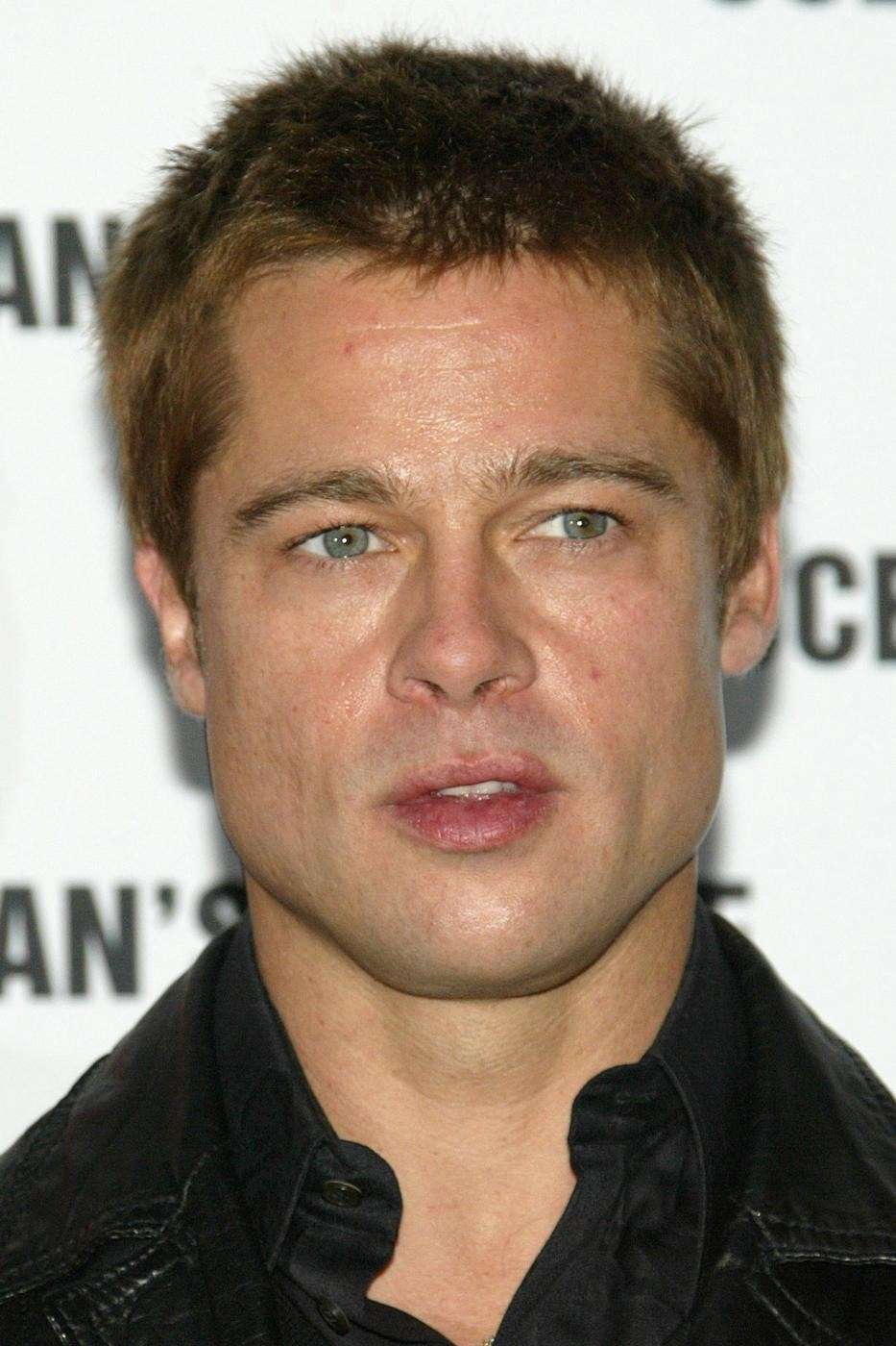 Brad Pitt al photocall di un film