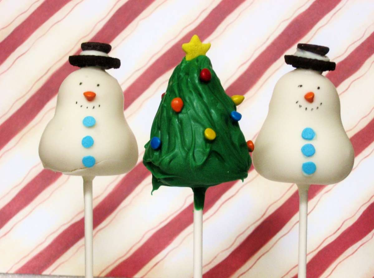Cake pops di Natale