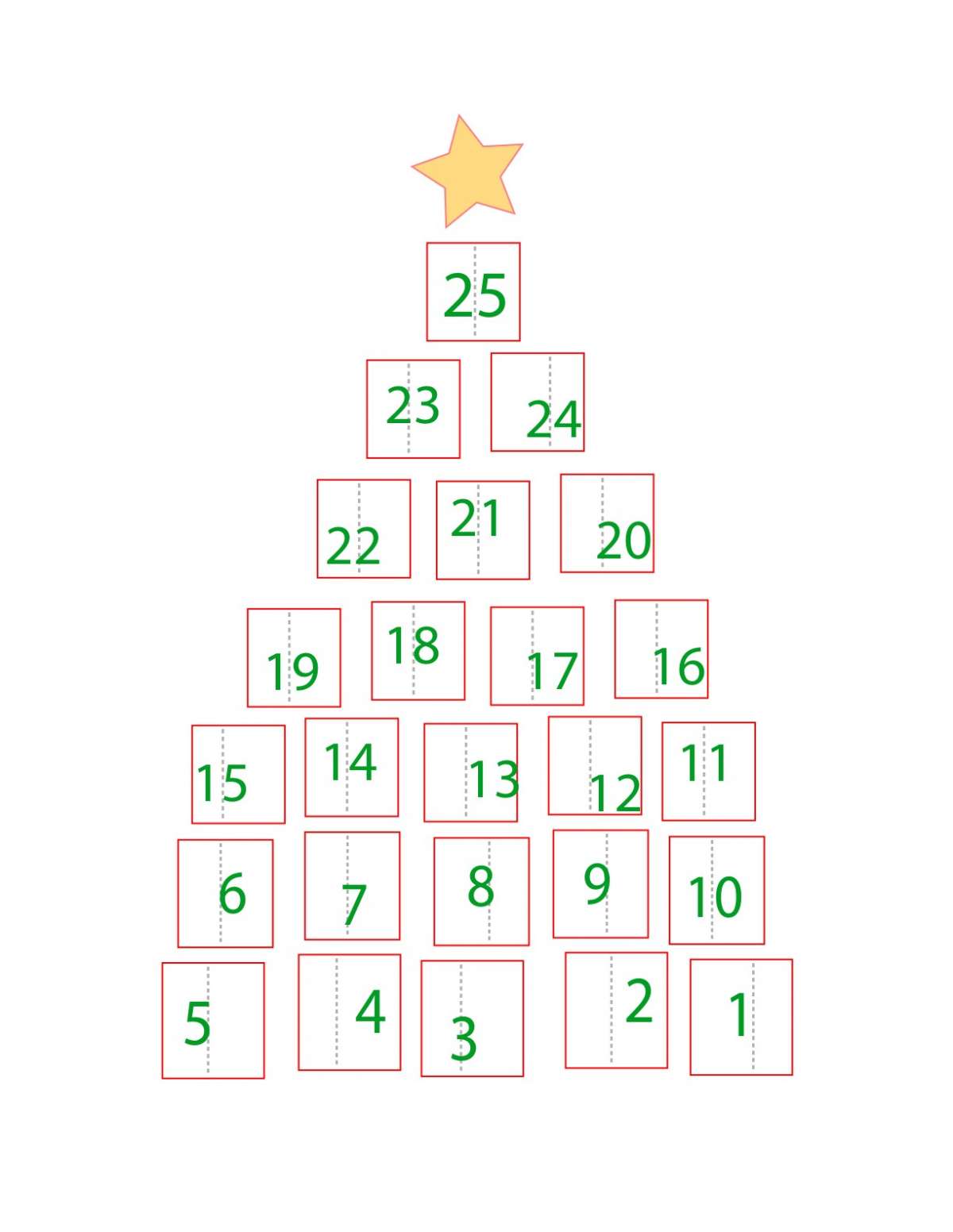 Calendario a albero o piramide?