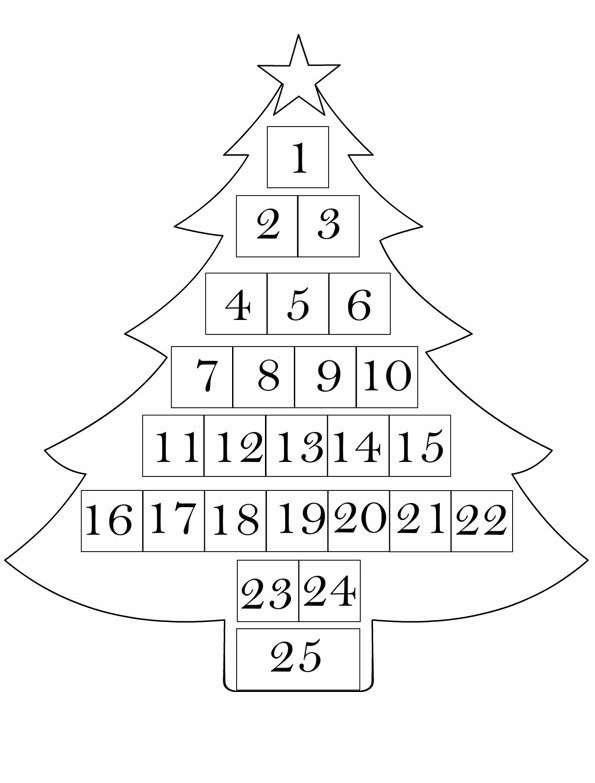 Calendario nell'albero