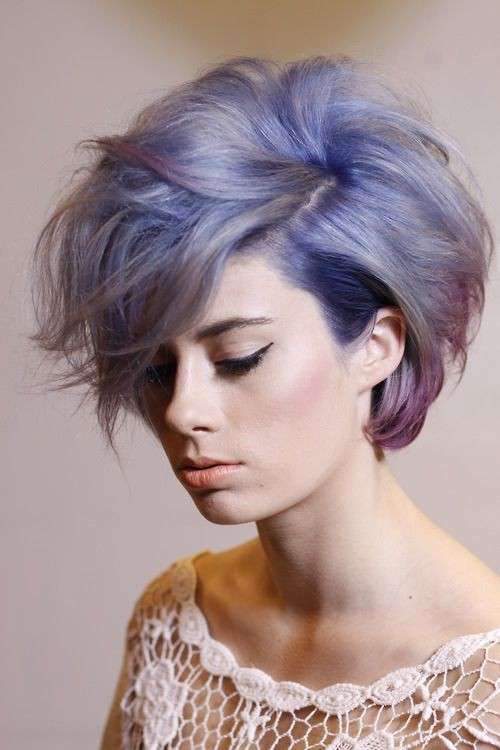 Capelli Grigio Blu