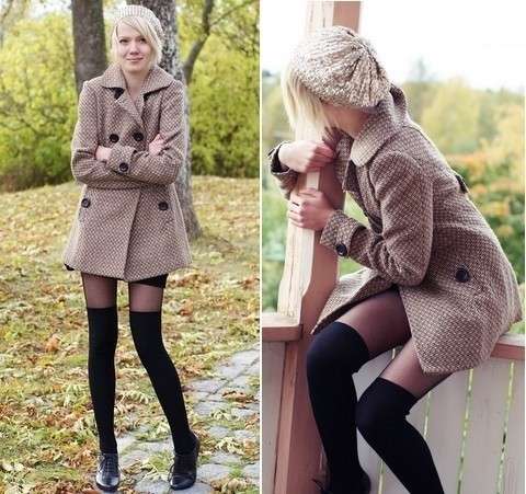 Coat dress e parigine con stringate