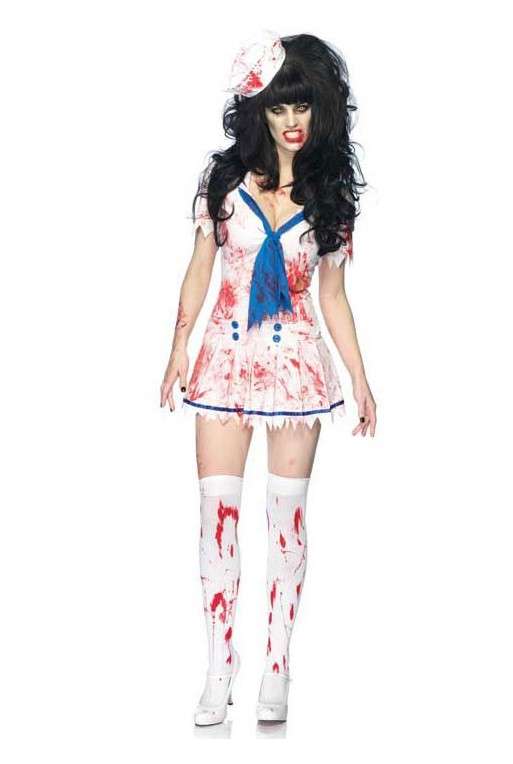 Costume da marinaretta zombie