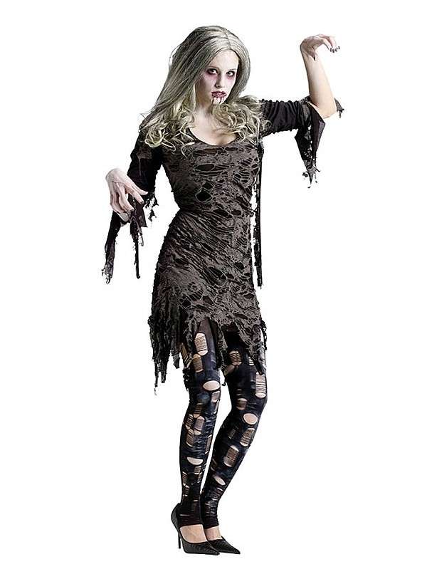 Costume da ragazza zombie