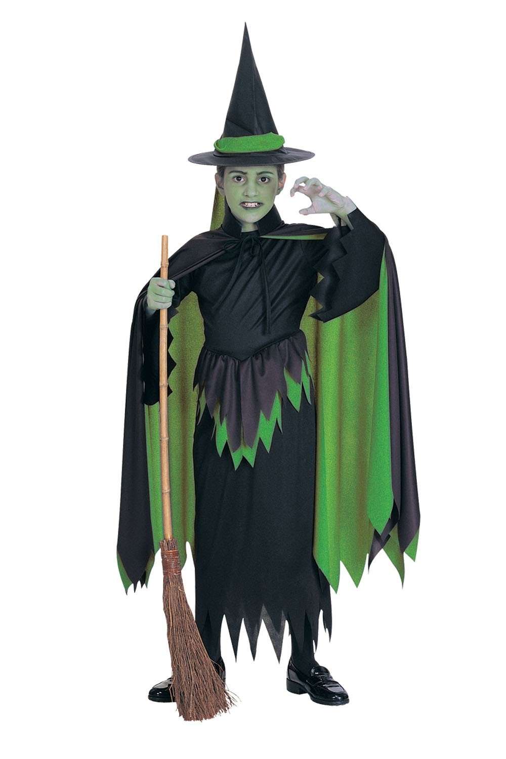 Costume da strega verde