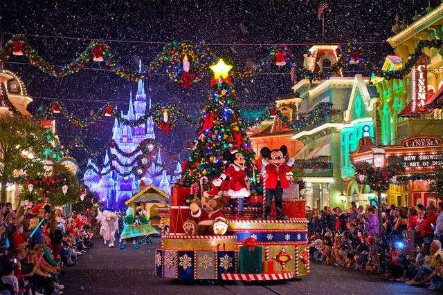 Disney World in versione natalizia