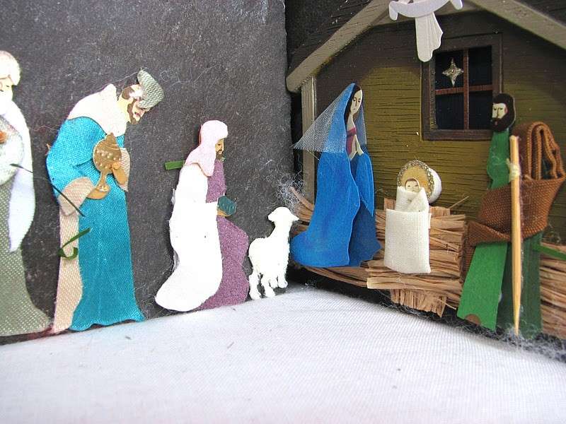 Figure di cartone per il presepe fai da te