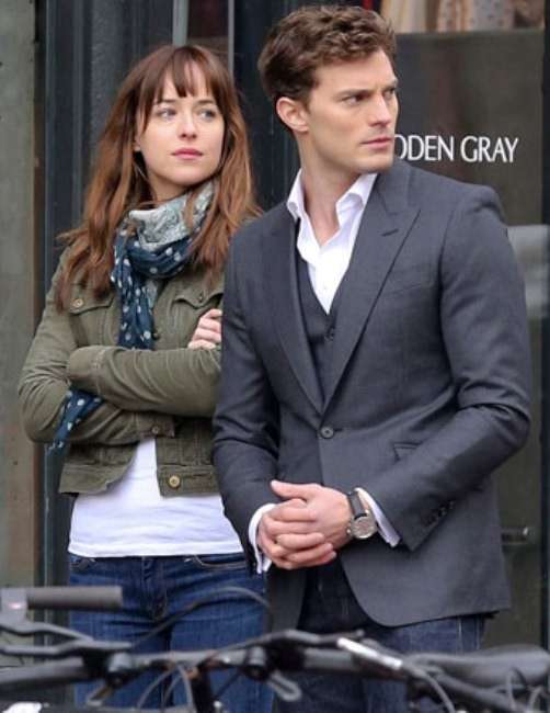 Jamie Dornan affascinante con Dakota Johnson