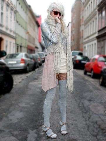 Look eccentrico con parigine