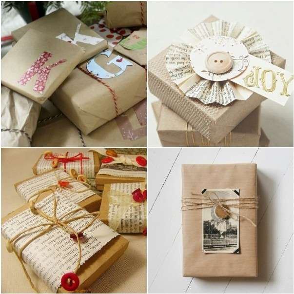 Pacchetti regalo shabby chic