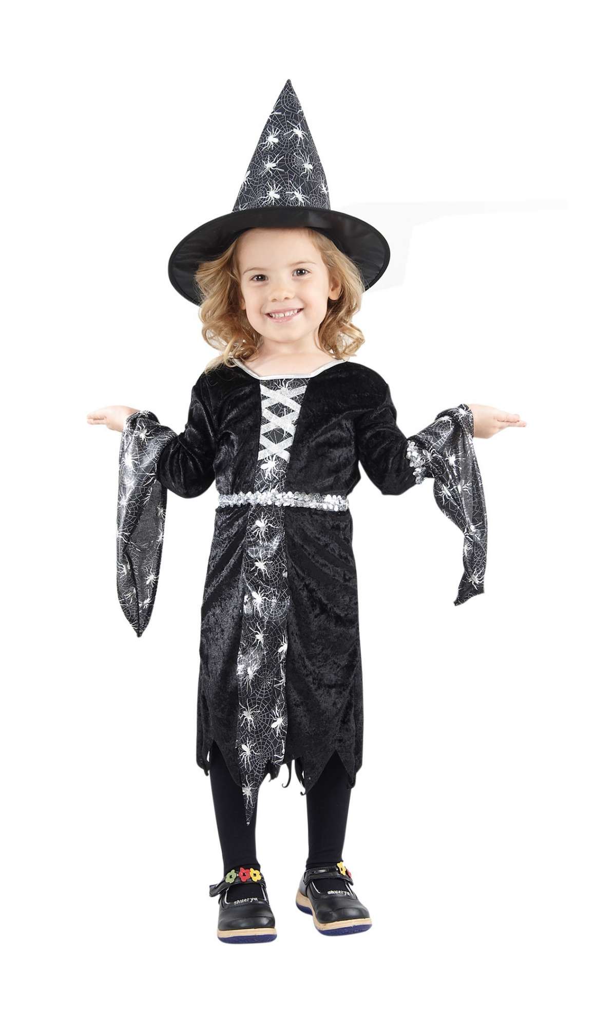 Ragnatele sul costume di Halloween per bambini