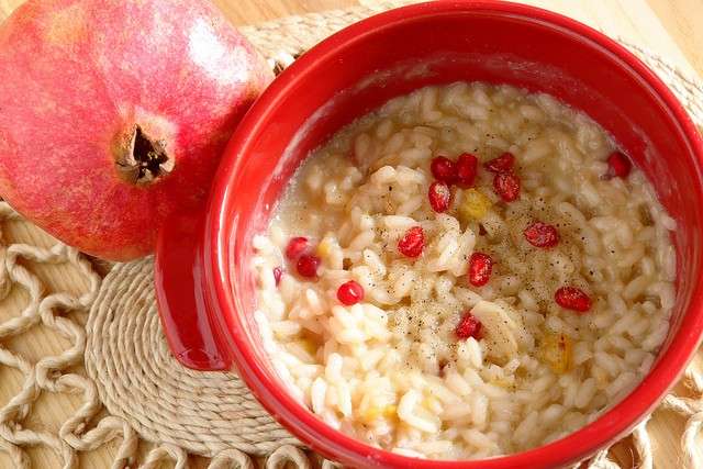 Risotto al melograno