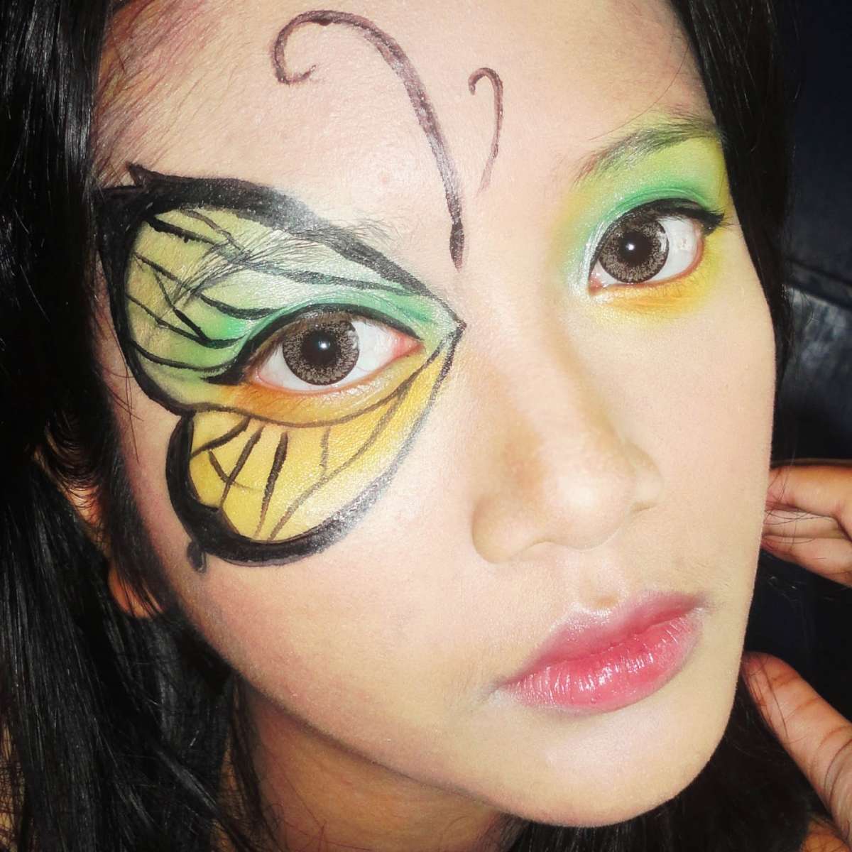 Butterfly makeup