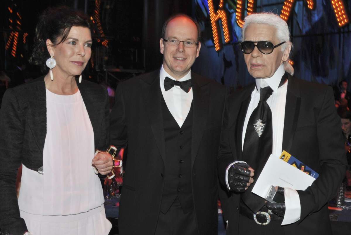 Carolina e Karl Lagerfield