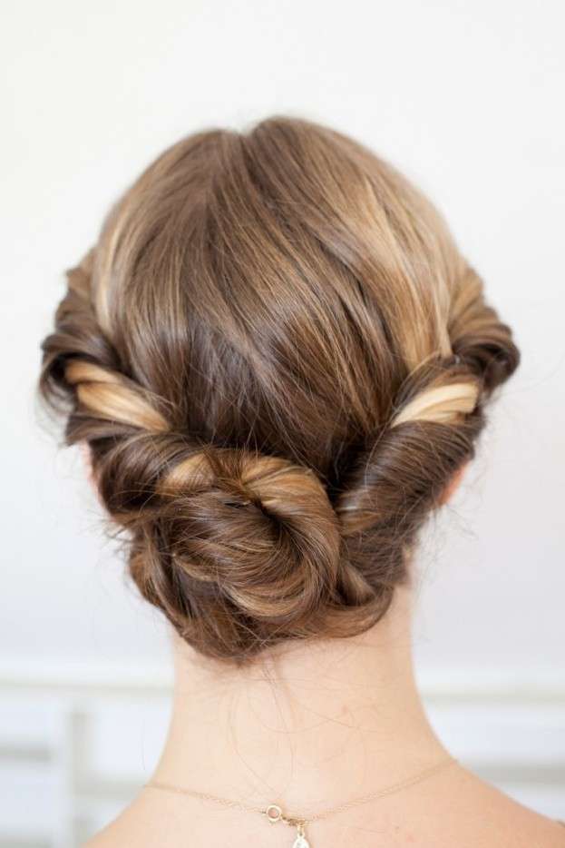 Chignon basso con torchon