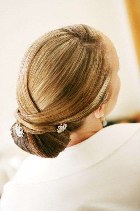 Chignon basso da sposa