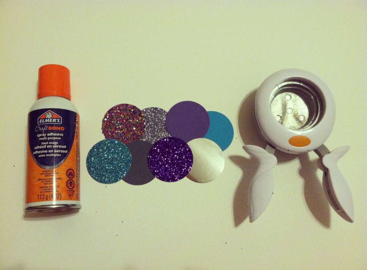 Coriandoli con glitter