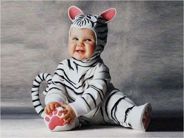 Costume da tigre bianca