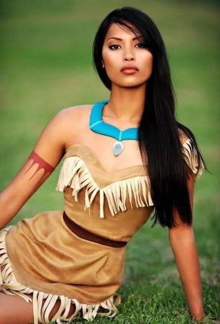 Costume di Carnevale da Pocahontas