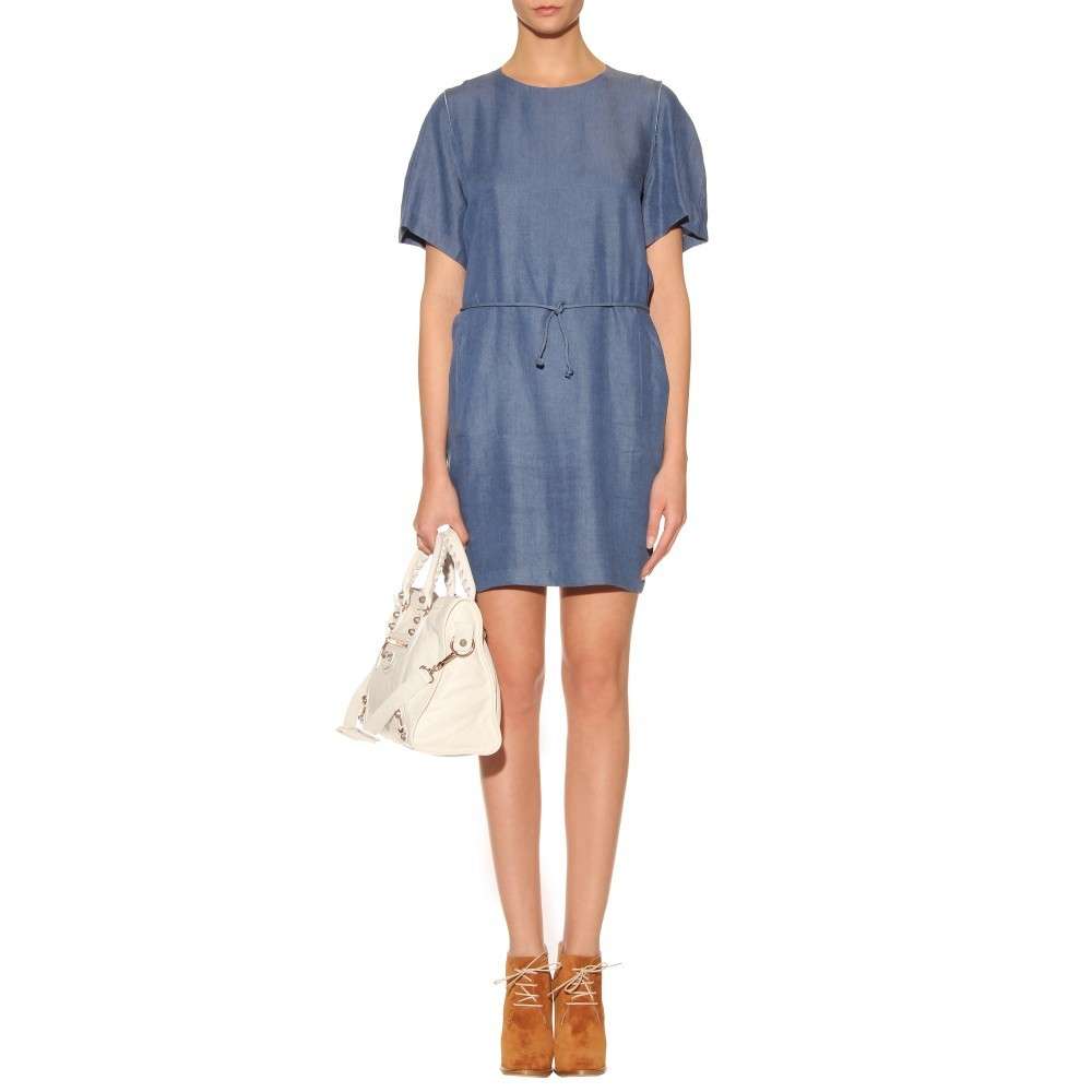 Francesine e minidress in denim