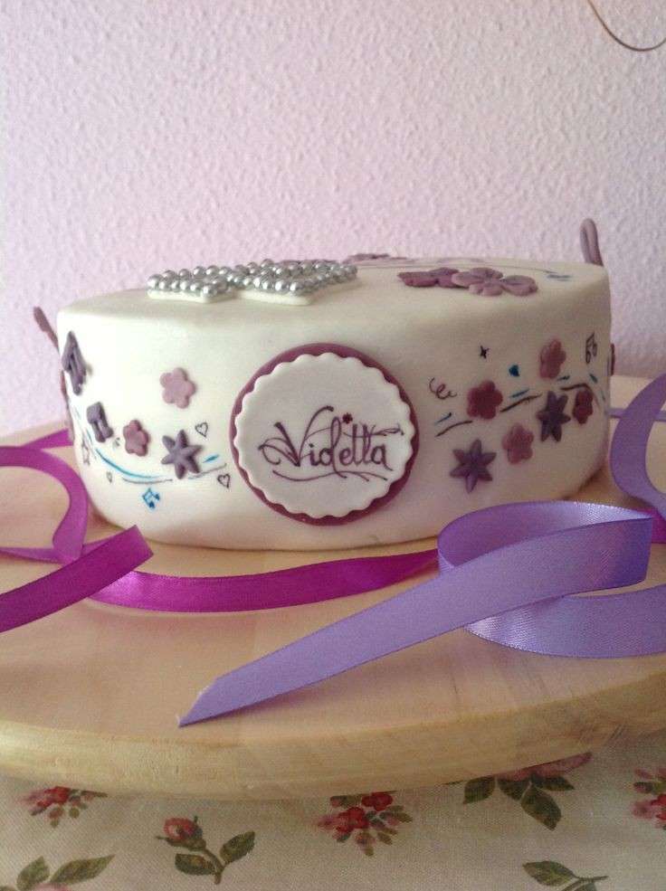 Glassa bianca per la torta di Violetta