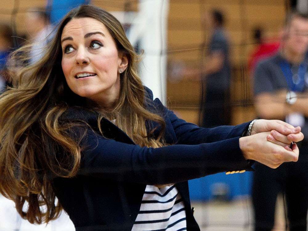 Kate gioca a pallavolo