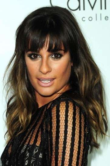Lea Michele hair look