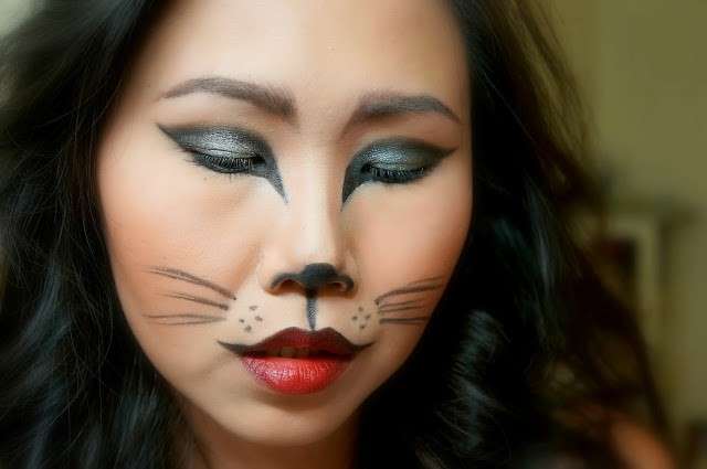 Make up semplice da gatta per carnevale