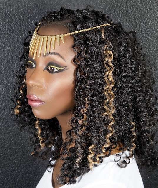 Oro e nero per trucco da Cleopatra