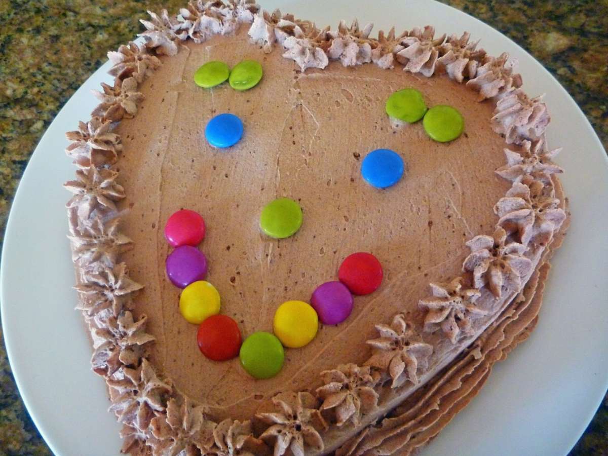 Simpatica torta a cuore