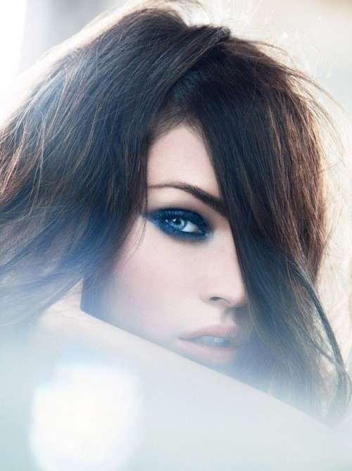 Smokey eye blu per occhi azzurri