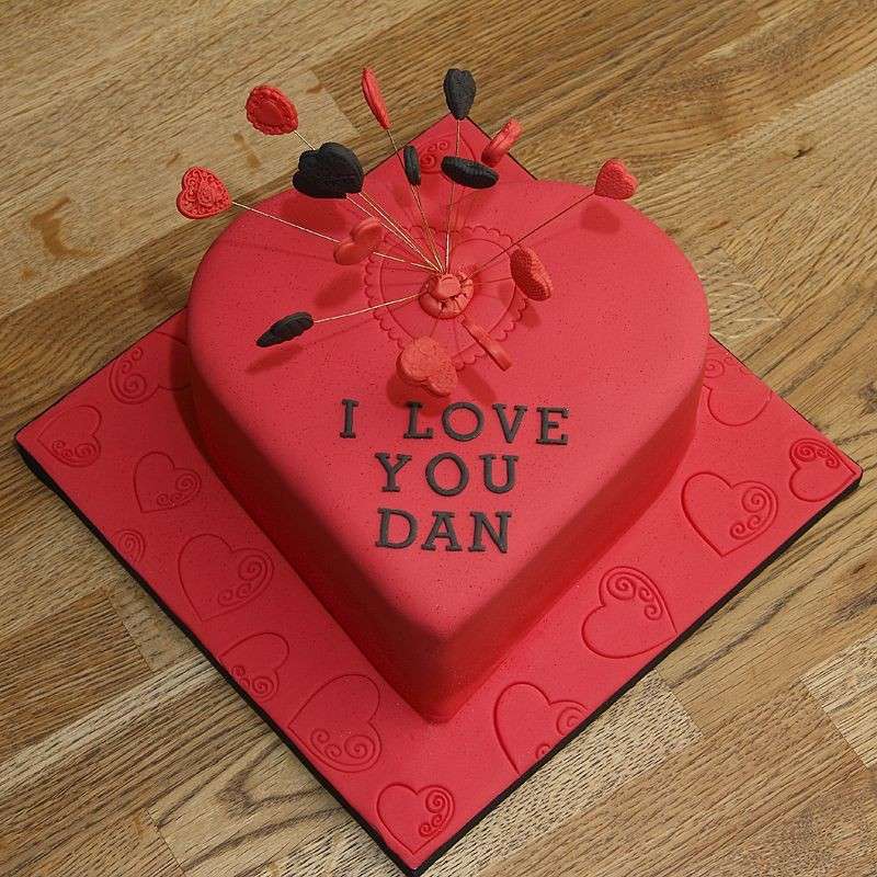 Torta a cuore per San Valentino