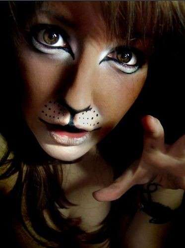 Trucco da gatta per carnevale