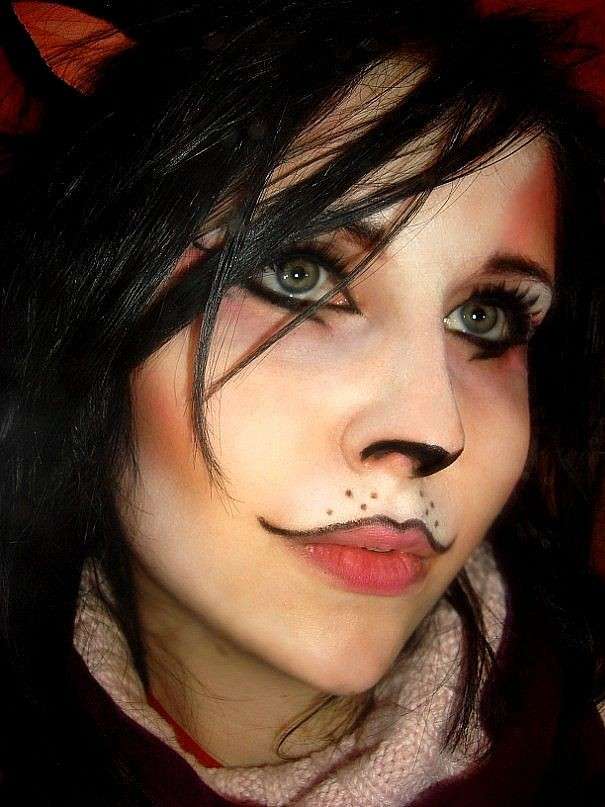 Trucco da gatta semplice