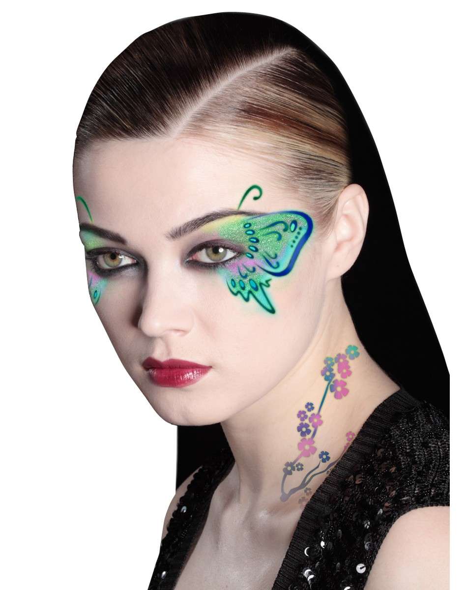 Trucco farfalla verde