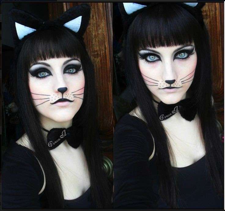 Trucco nero da gatta
