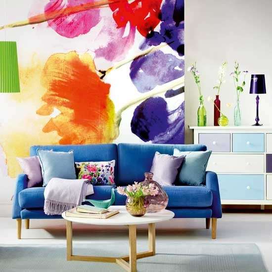 Un particolare colorato per il soggiorno