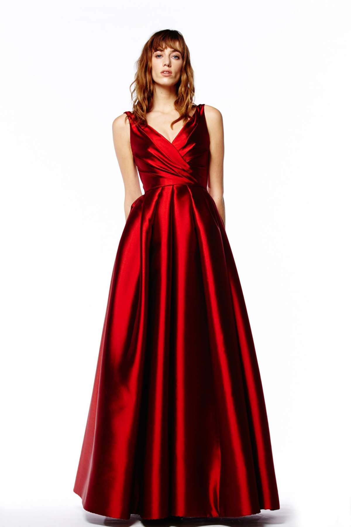 Abito rosso da cerimonia Reem Acra