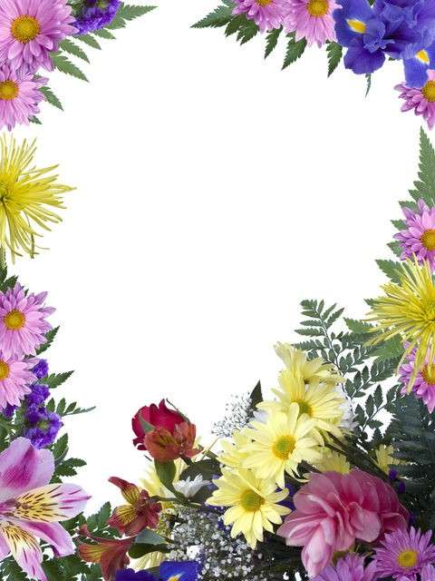 Biglietto di auguri floreale