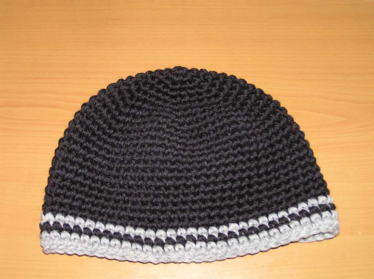 Cappello di lana bicolore